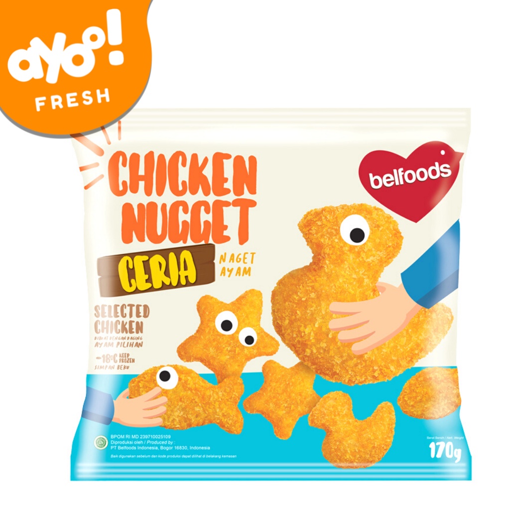 

Belfoods Favorite Chicken Nugget Ceria 170 g Pack