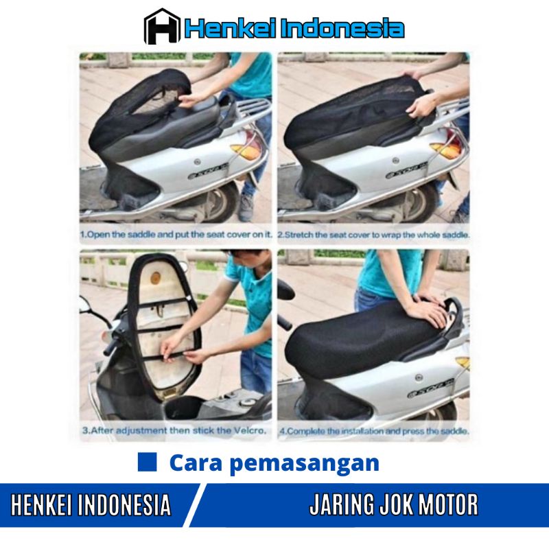 Sarung Jok - Kulit Jok Motor - Alas Cover Jaring Jok Motor