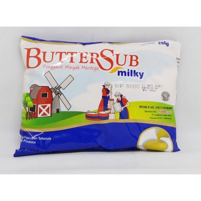 

ButterSub Milky / Premium Roombutter 250gr | Pengganti Minyak Mentega