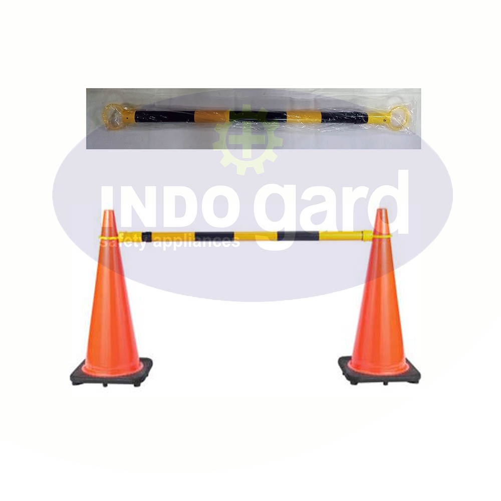 Retractable Traffic Cone Bar,Safety,Penghubung Penghalang kerucut,Jalan Raya,Kontruksi,