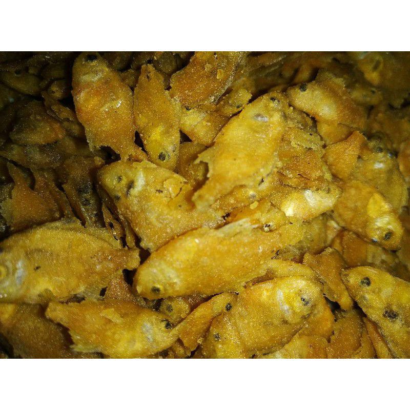 (COD) BABY FISH CRISPY | IKAN PEPETEK KRISPY | PEDES GURIH KRIUK | CEMILAN SEHAT NO MSG | JAJAN JELE