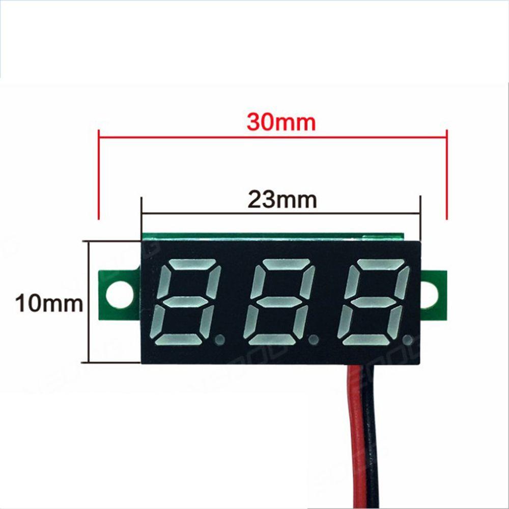 Nanas 1Pc Detektor Voltmeter Tegangan Alat Test Voltameter Display LED Mini