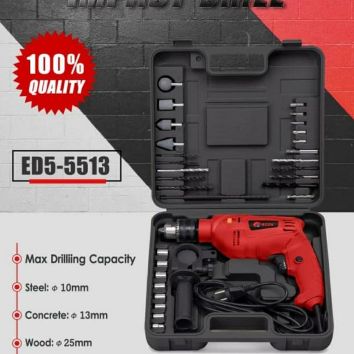BOR LISTRIK IMPACT DRILL EDON ED5-5513