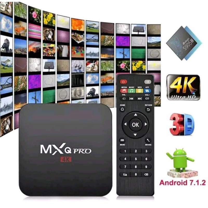 TV BOX MXQ PRO 3D 4+32gb Bisa tv tabung & android rusak ganti baru/uang kembali SMART TV ANDROID MED