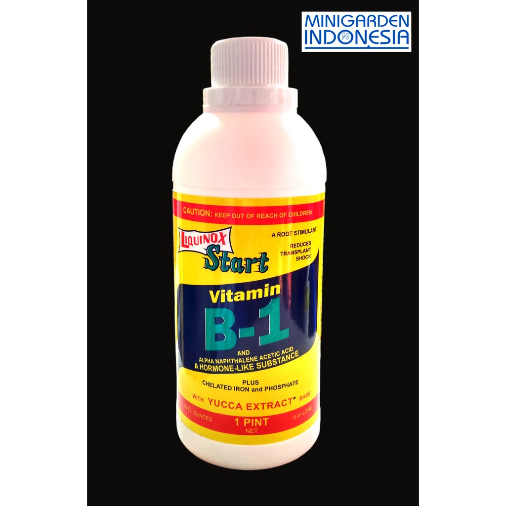 PUPUK VITAMIN B1 liquinox 470 ml  PEMBIBITAN benih sayur bunga buah bisa hidroponik / hidrogel