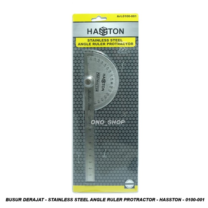 

Spesial Busur Derajat - Stainless Steel Angle Ruler Protractor - Hasston Diskon