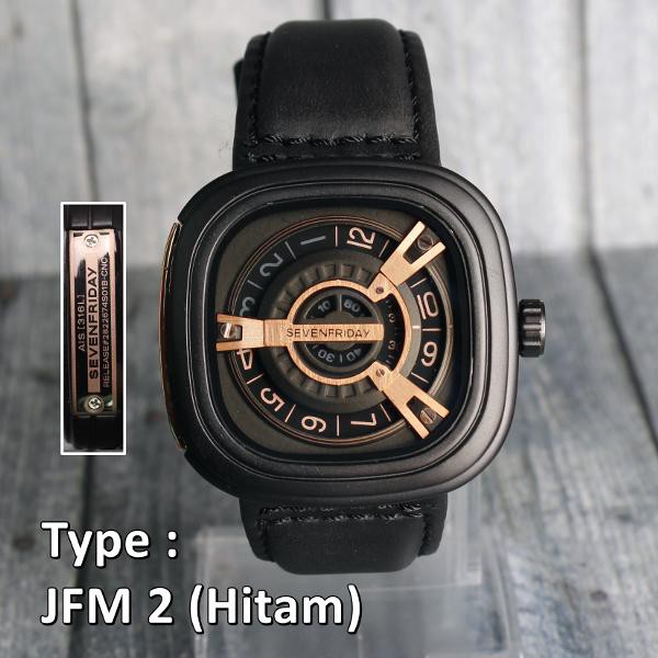 Seven Friday M1 / M2 ,Grade Original / Jam Tangan Pria Chrono Black / Hitam *JFM2