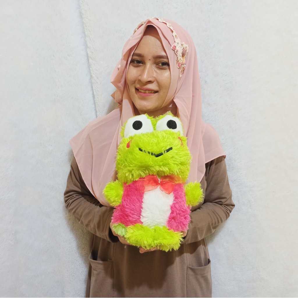 Boneka keropi bulu SIZE S MURAH