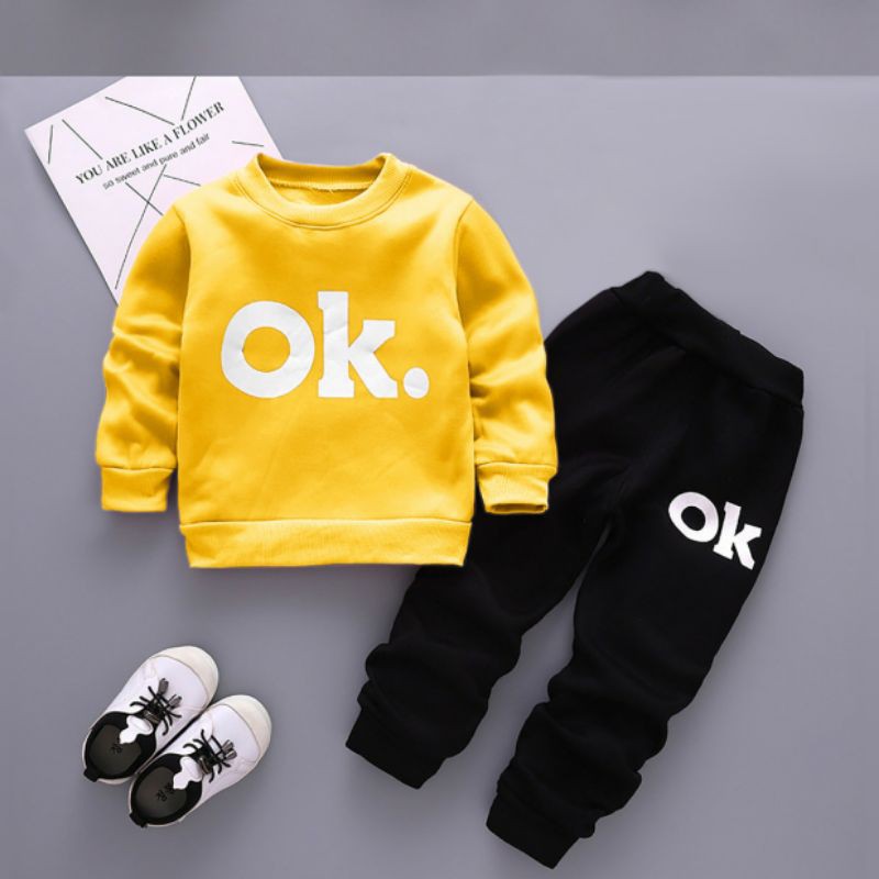 XOS - SETELAN OK (-+2-6 Tahun) / SETELAN ANAK-ANAK / FASHION ANAK / BEST SELLER / COD✅ Good Quality