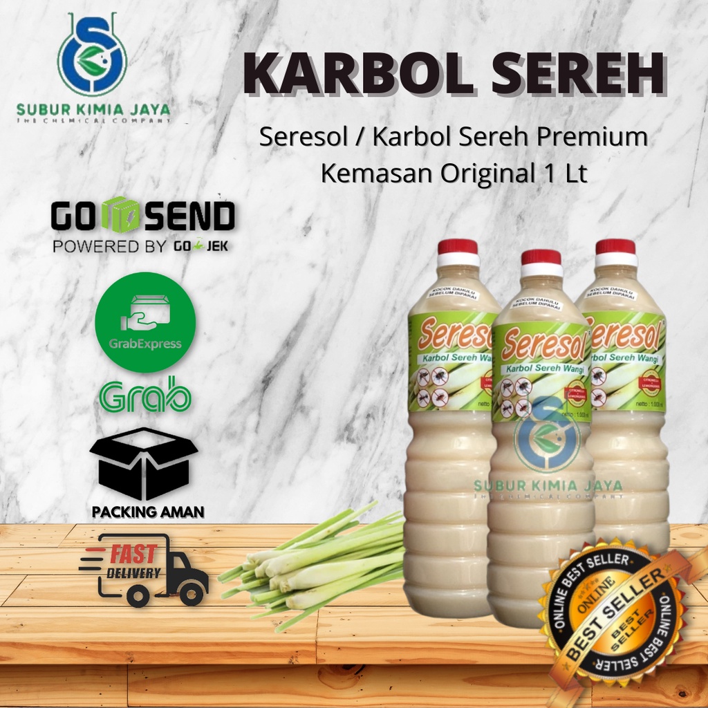 

Karbol Sereh Wangi Seresol usir Serangga 1 L Premium