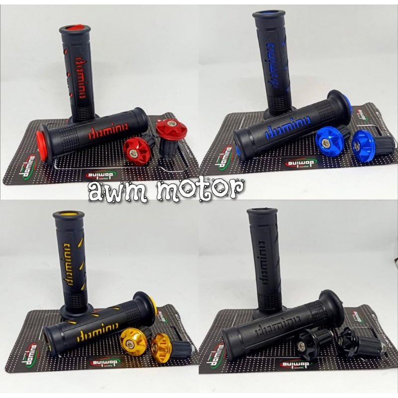 Hangrip domino sisik plus jalu stang cnc gepeng nmax,pcx,Vario,baet,vixion atau bisa buat semua moto