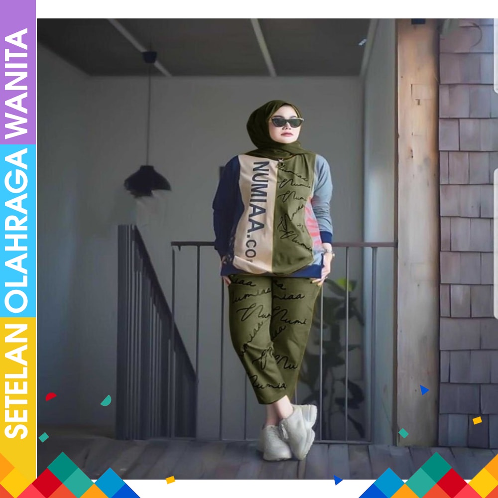 Baju Training Wanita Lengan Panjang JS Baju Wanita Running Training