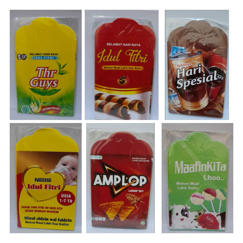 

Amplop Angpau Lebaran isi 10 lembar