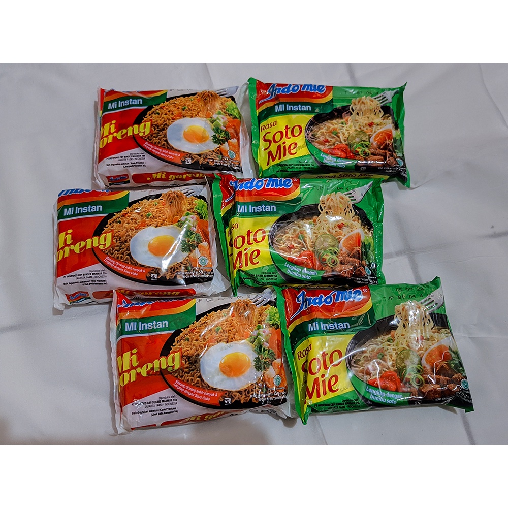 

Paket 3 PCS Indomie Soto/indomie Ayam Bawang/indomie Goreng
