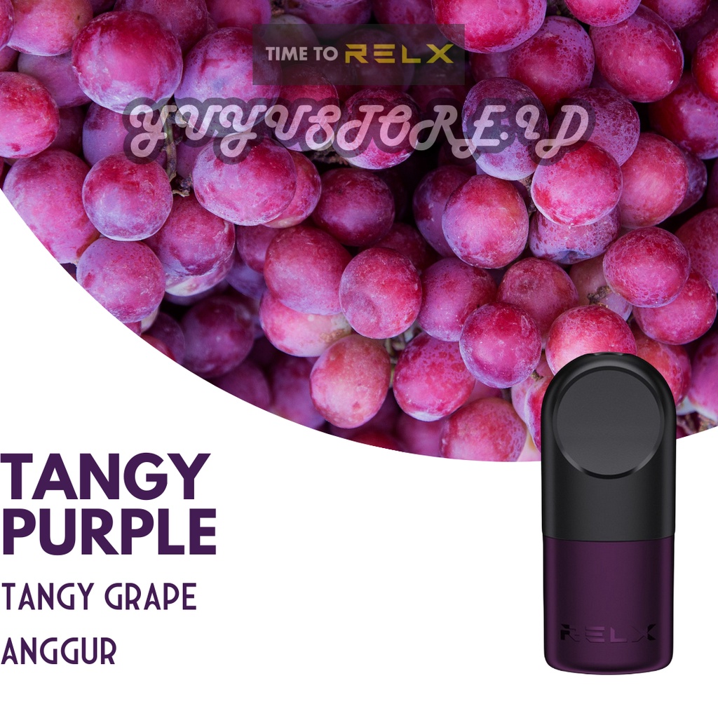 Relx Infinity Pod Pro Tangy Purple atau Anggur untuk Infinity Essential