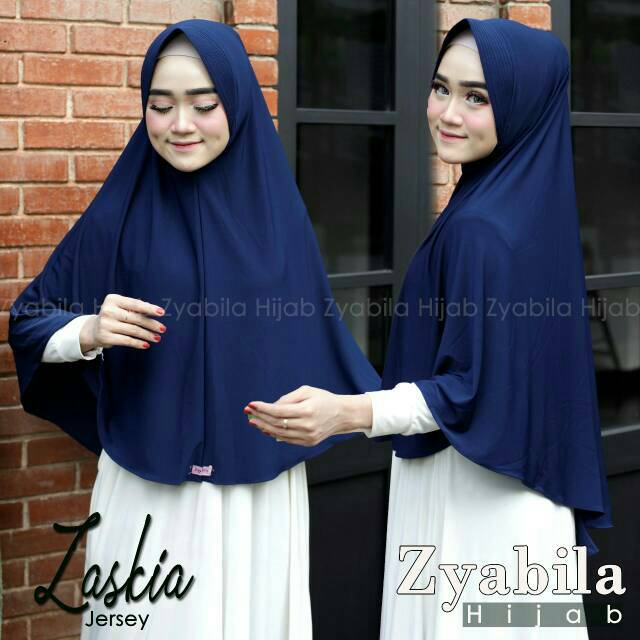 Jilbab bergo syar'i Size XL Jersey premium(COD)