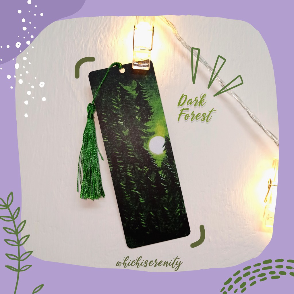 

Art Print Bookmark - Pembatas Buku by whichiserenity 16 Dark Forest