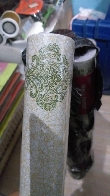 Wallpaper Dinding Wayang Hijau