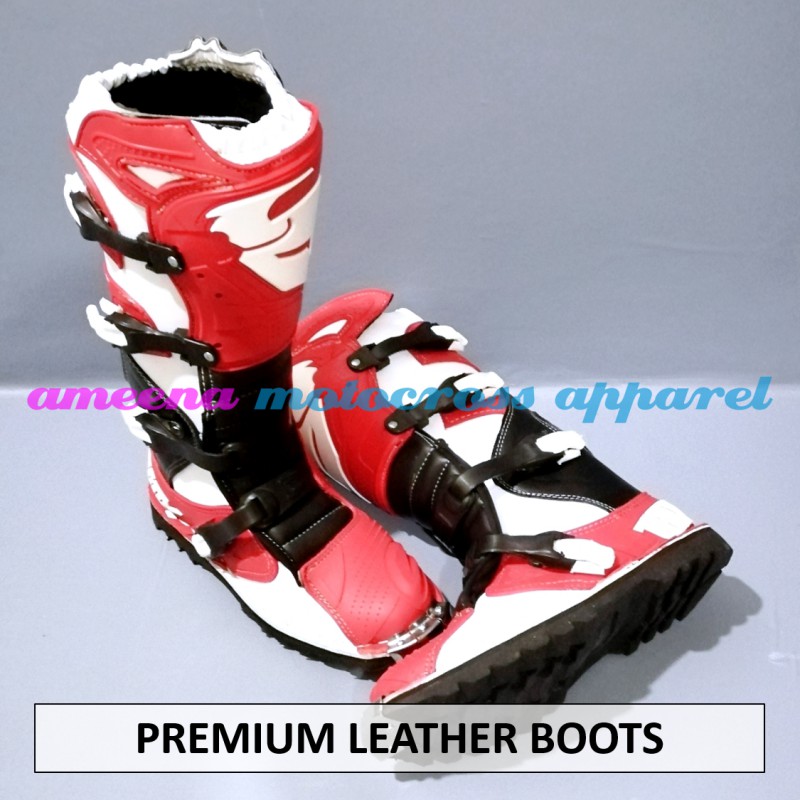 Sepatu Thor Premium Leather - Sepatu Trail - Sepatu Motocross - Sepatu MX - Sepatu Enduro - 010