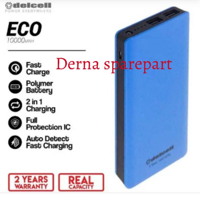Power Bank Delcell Eco Original 10000 Mah