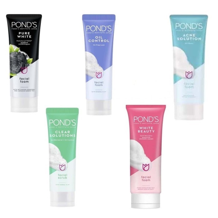 ✿ MADAME ✿ POND'S FACIAL FOAM SERIES - FACIAL WASH SABUN CUCI PONDS SCRUB BPOM