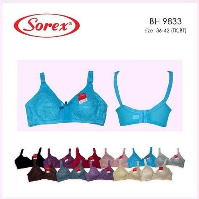 bra sorex jumbo tanpa kawat tanpa busa kait 3 kode 9833