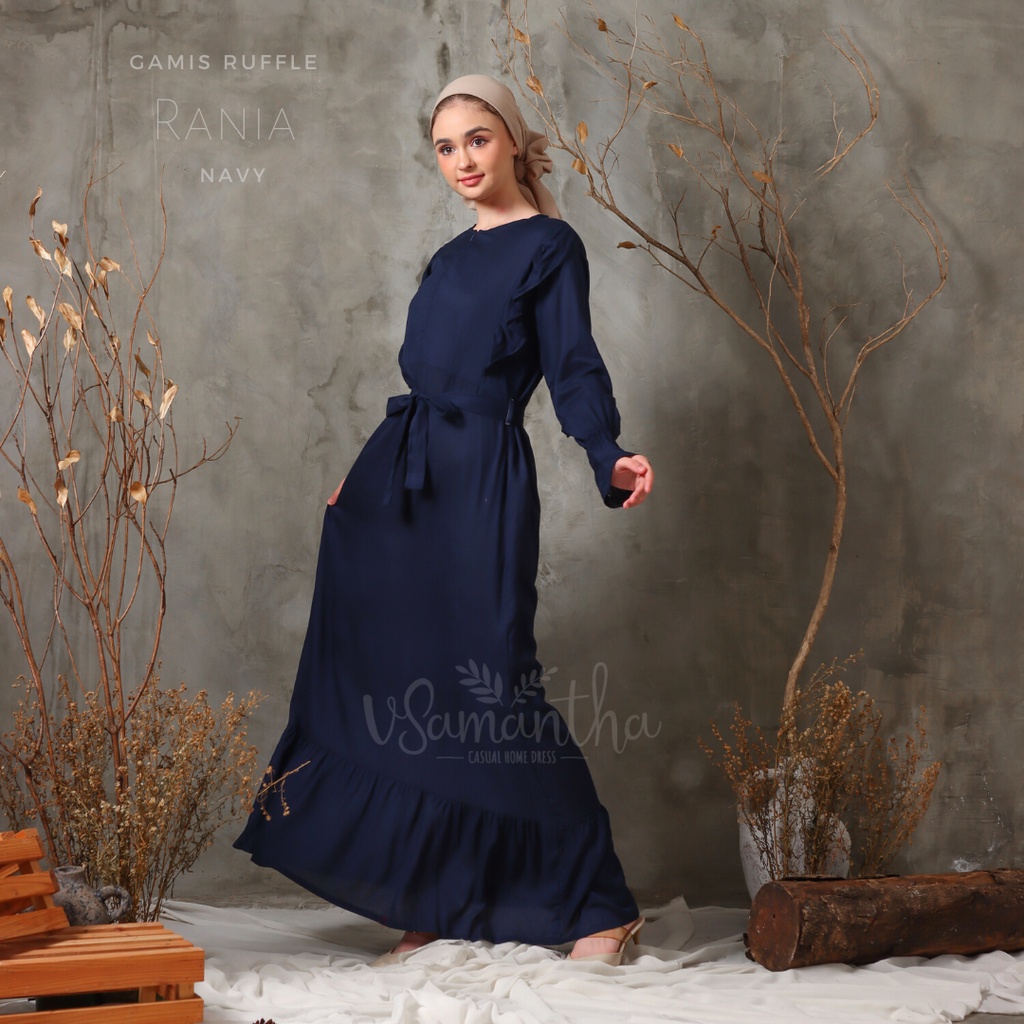 vSamantha - Gamis Homedress Ruffle Motif Rania