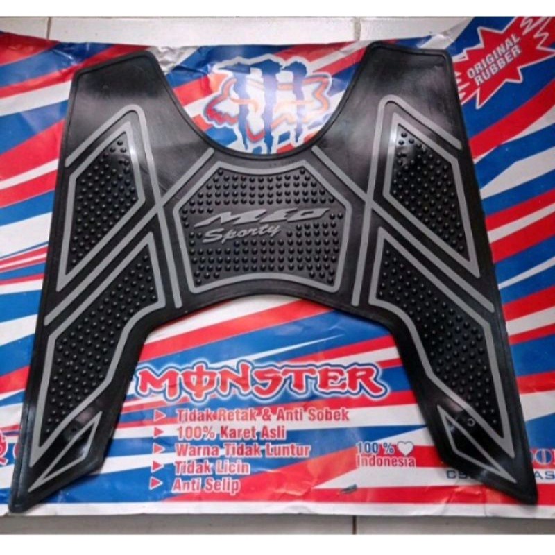 KARPET KARET MIO SPORTY NEW MIO SMILE TULISAN MIO SPORTY / TATAKAN INJAKAN KAKI MOTOR MIO SPORTY MIO SMILE