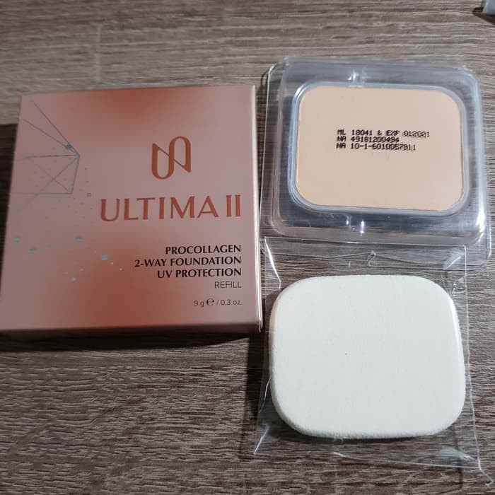 ULTIMA II REFILL PROCOLAGEN 2 WAY FOUNDATION UV PROTECTION 9GR