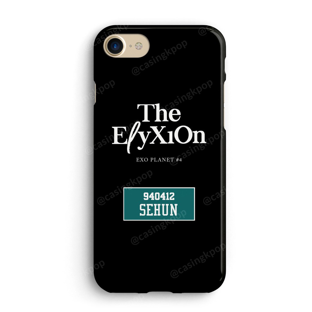 CASING HARDCASE SOFTCASE iPHONE/SAMSUNG/XIAOMI/VIVO/OPPO/REALME Exo SEHUN ElyXiOn Badge