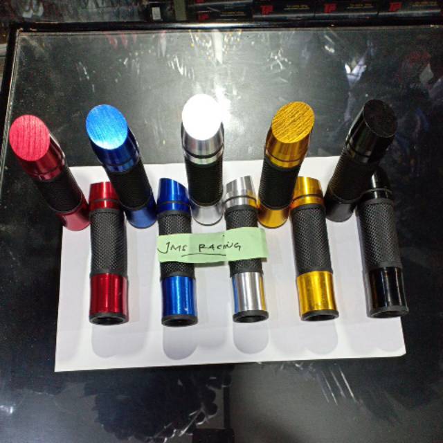 hand grip hanfat progrip pegangan stir jalu miring cnc universal beat vario nmax aerox vixion cb 150