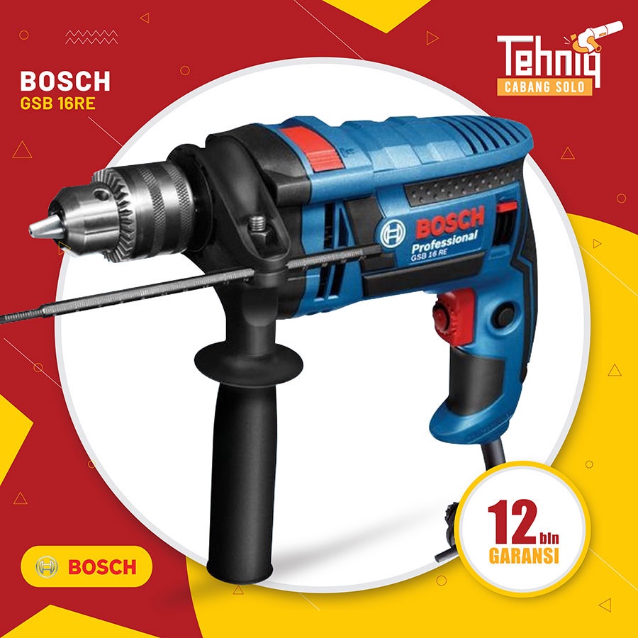 Mesin Bor Listrik Tembok Dinding Beton BOSCH GSB 16 Impact Drill 16mm