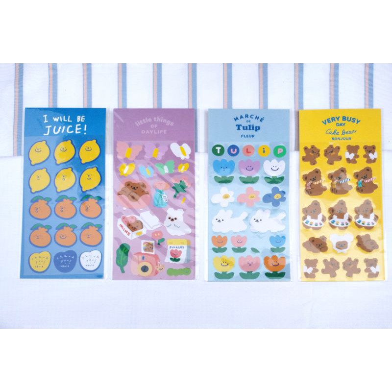 

PICNIC BEAR STICKERS / STICKER BERUANG