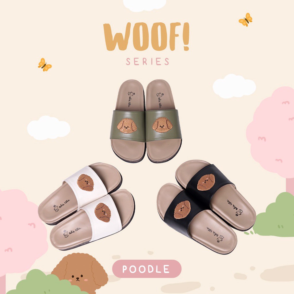 LILFEETSHOES - SANDAL COUPLE ANAK DAN IBU - SANDAL ANAK PEREMPUAN - SANDAL ANAK LAKI LAKI - WOOF POO