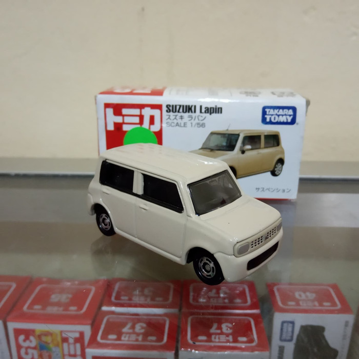 Suzuki Lapin tomica reguler no 82 diecast mobil klasik Takara Tomy cocok untuk souvenir/hadiah