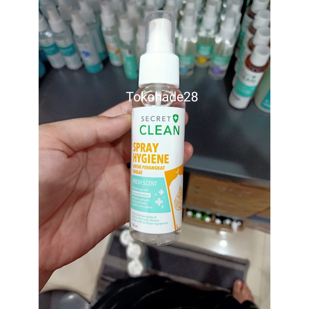 Secret Clean Spray Hygiene (Pembersih Sajadah / Mukena) Fresh Scent 100ml