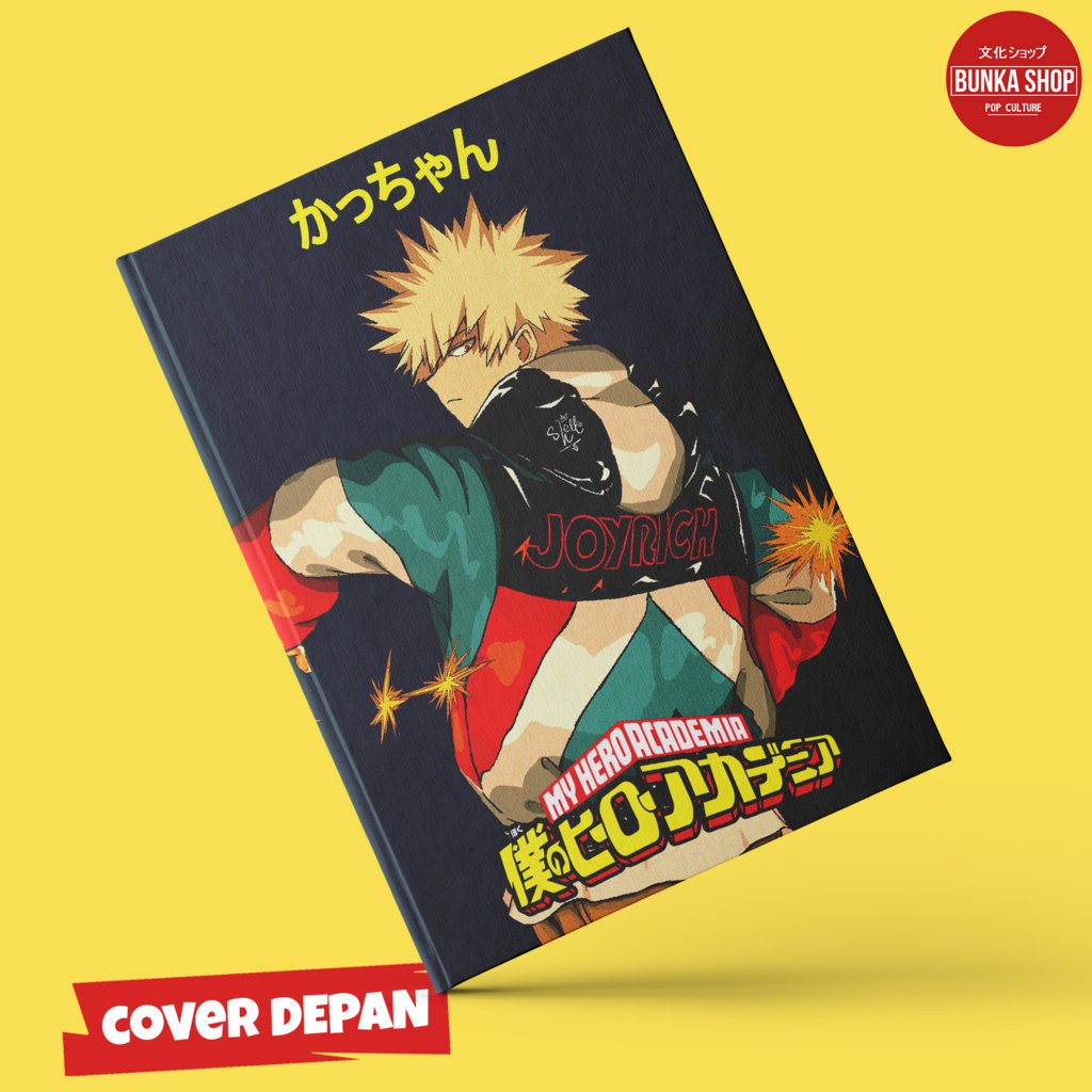 

Note Book Hardcover Anime Boku no Hero Academia Katsuki Bakugou Ukuran A5 Buku Tulis Catatan Murah Gift Couple