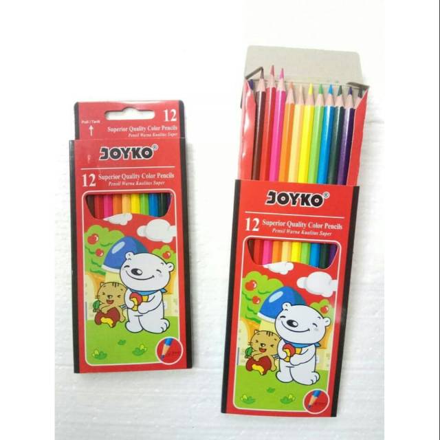 

pensil warna 12 panjang joyko