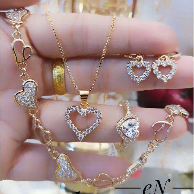 Xuping set perhiasan lapis emas 24k 2214