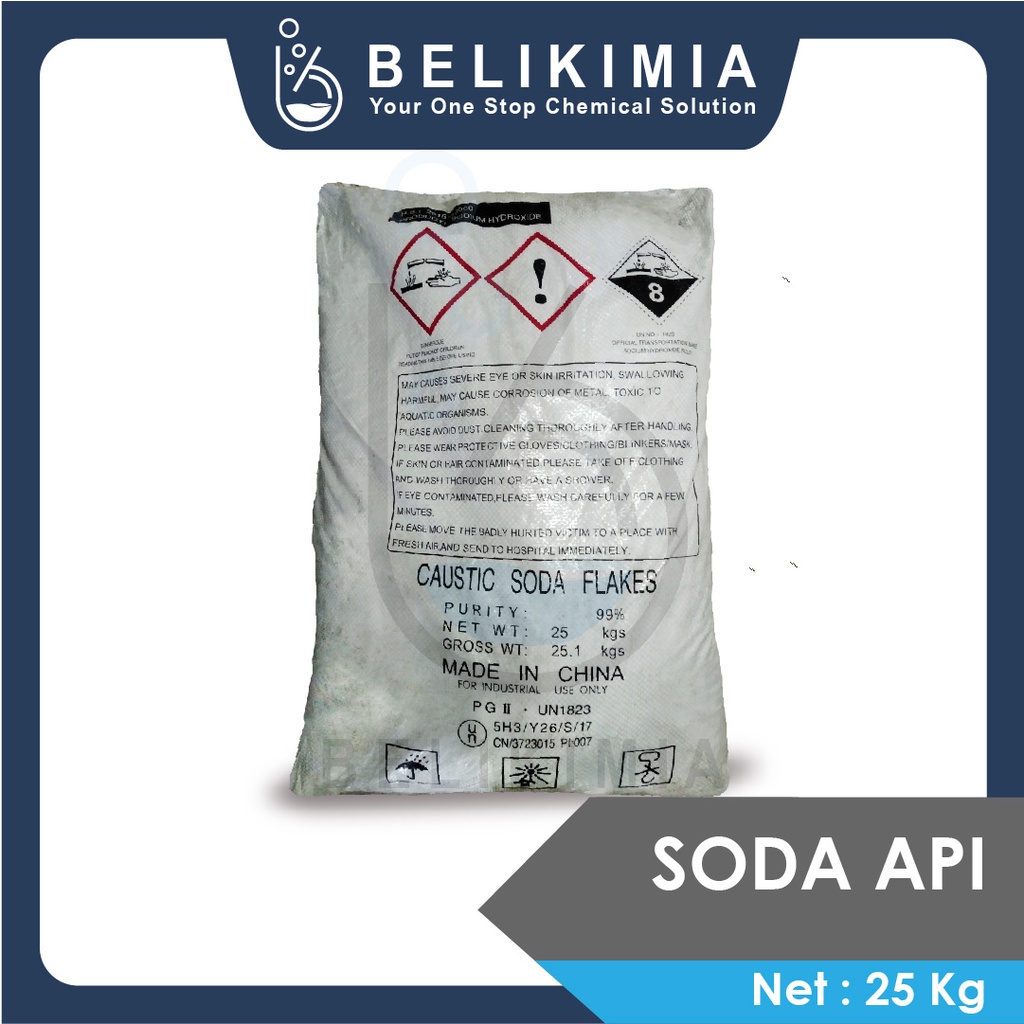 Soda Api / Obat Anti Sumbat 25 Kg