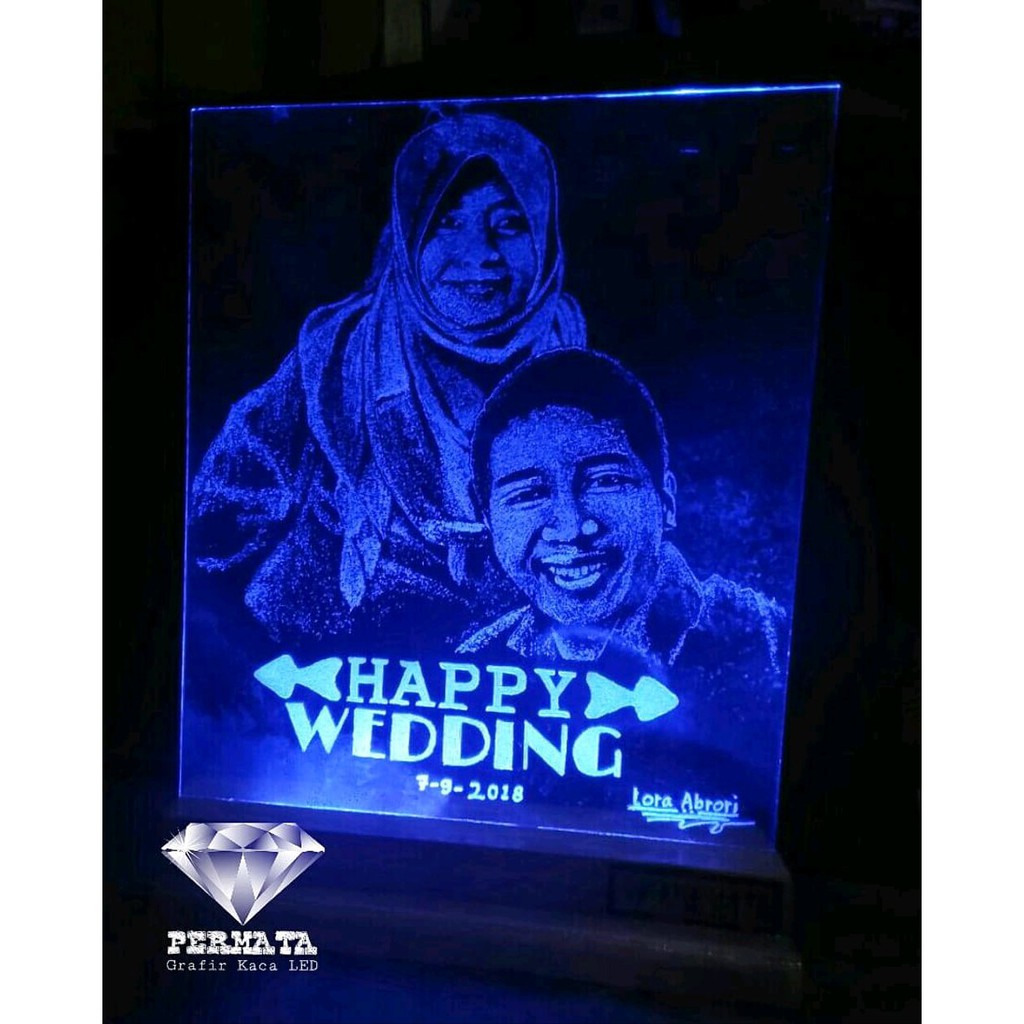 Grafir Ukir kaca LED Terbaik