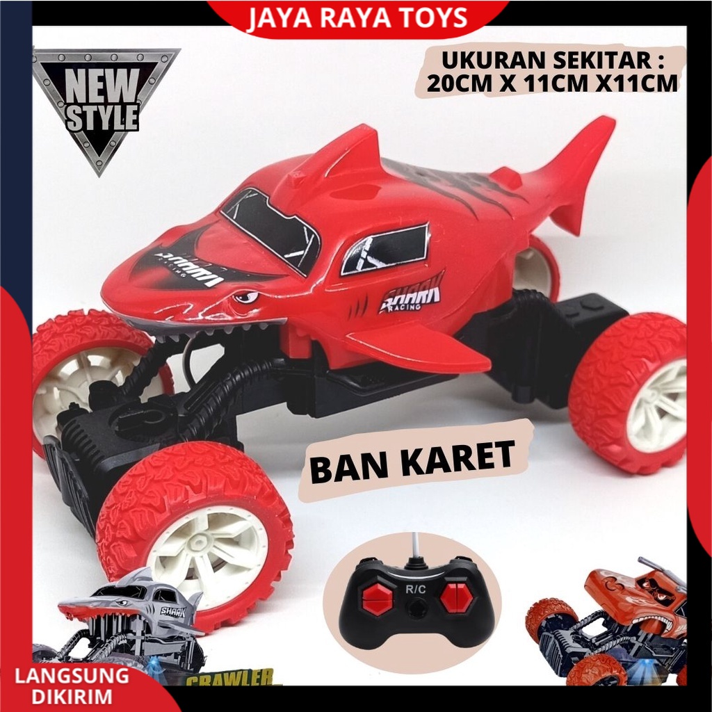 Mainan Mobil Remot Control Offroad Climbing HIU BABY SHARK Rc Car NEW STYLE Ban Karet SUper Speed