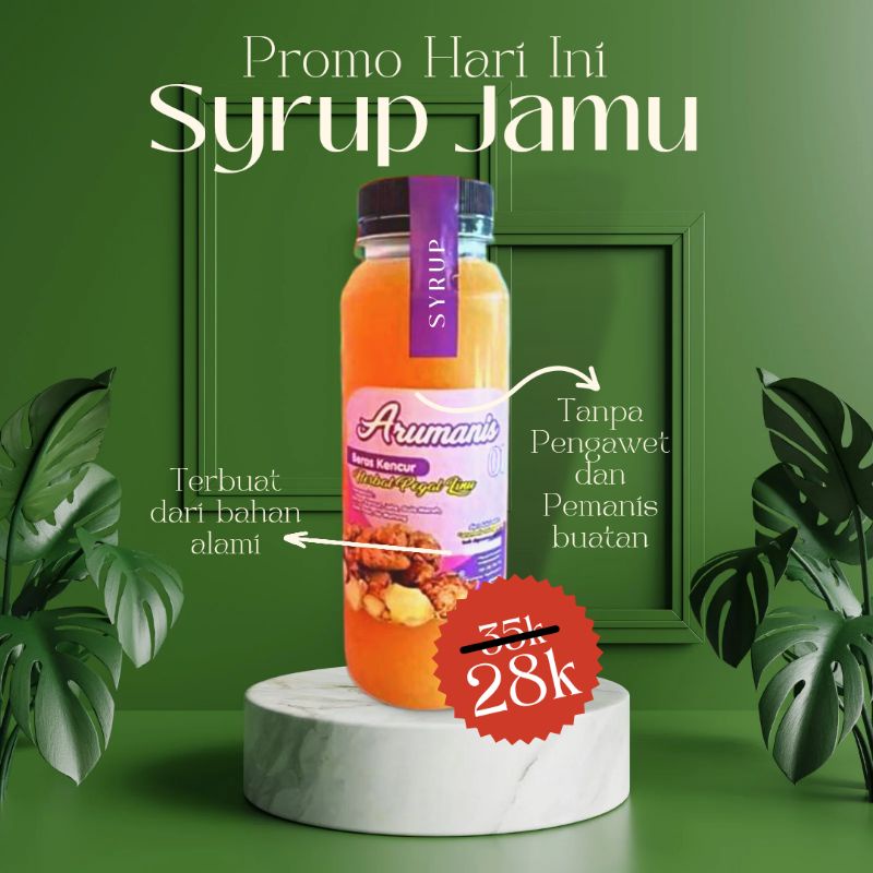 

SIRUP SARI KUNYIT ASAM BERAS KENCUR JAHE