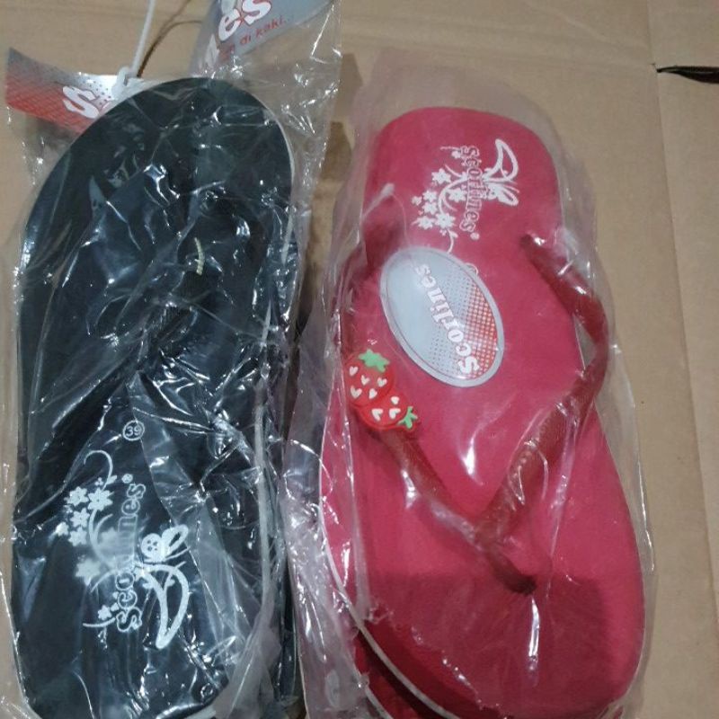 sandal jepit wanita size 39 (scorlines)