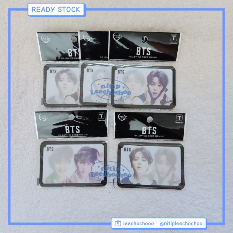 Official lenticular cashbee / tmoney BTS JIMIN SUGA