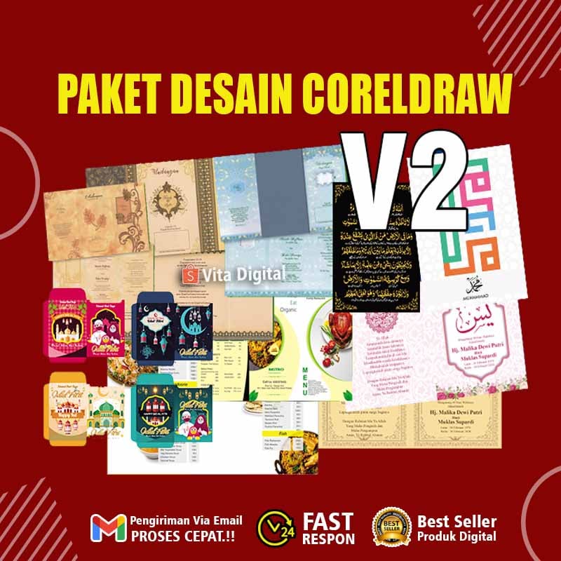 Paket Desain Percetakan Lengkap V2 Format Cdr Siap Edit