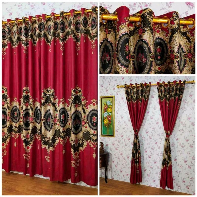 GORDEN SMOKRING 12 RING GORDEN PINTU GORDEN MOTIF SULTAN PERLENGKAPAN RUMAH