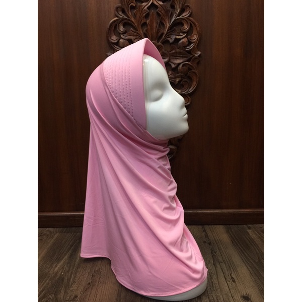 Hijab Sport Linear. Bergo Pendek, Bergo Sekolah-5