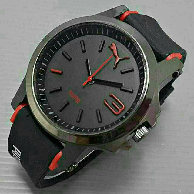 Jam Tangan Pria Cowok PUMA Rubber Box Murah