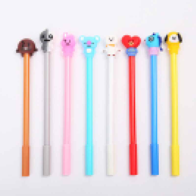 PULPEN GEL BT21 BTS KPOP TERMURAH / BOLPEN GEL BT21 / BOLPOIN BT21 / PULPEN BT21 / PULPEN GEL BTS